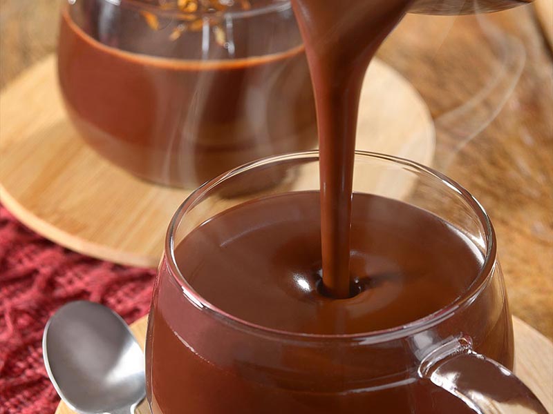 Que tal um chocolate quente cremoso agora?
