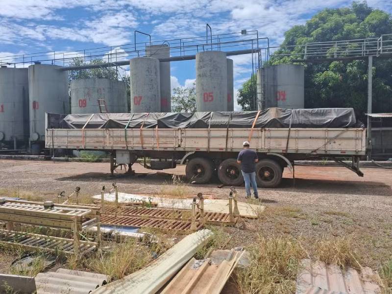 Avaliada em R$ 300 mil, carga de 14 toneladas de aço é recuperada em Jaú