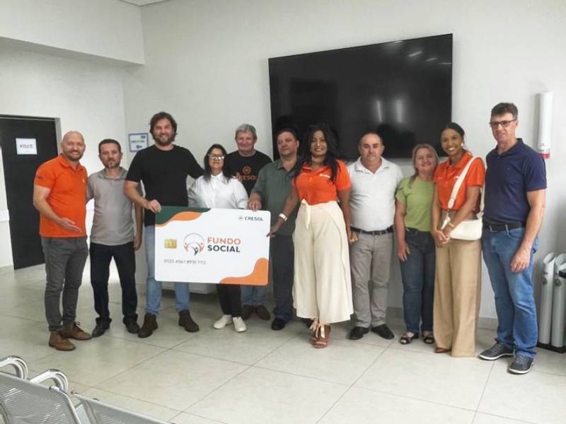 Fundo Social da Cresol incentiva o desenvolvimento de entidades em Paraguaçu Paulista