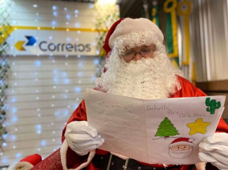 Papai Noel dos Correios: Cartinhas podem ser adotadas até 19 de dezembro na agência de Paraguaçu