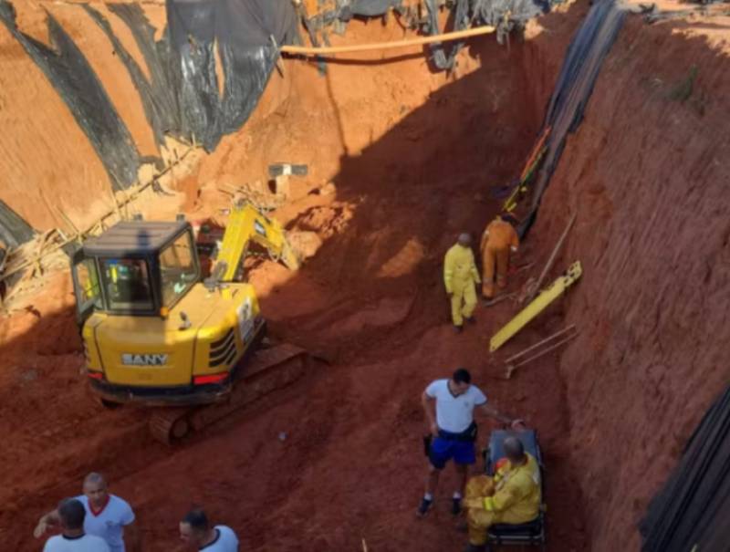 Trabalhadores morrem soterrados durante obra em frigorífico em Promissão