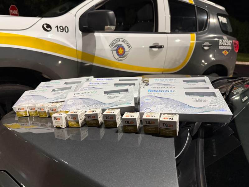 Tático Ostensivo Rodoviário apreende medicamentos para emagrecimento em Palmital