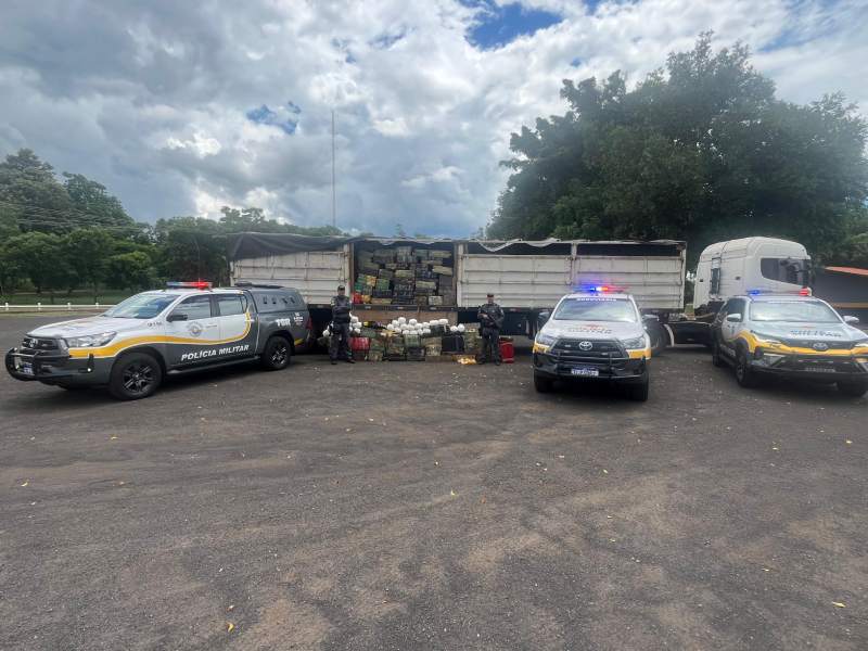 Polícia Rodoviária apreende mais de três toneladas de drogas na Raposo Tavares, em Assis