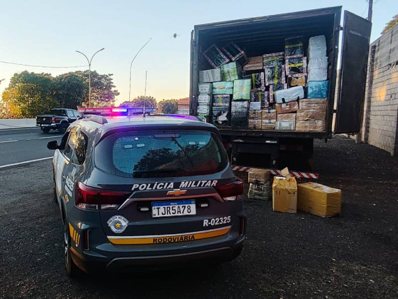 Polícia Rodoviária prende indivíduo por descaminho em rodovia de Pompéia