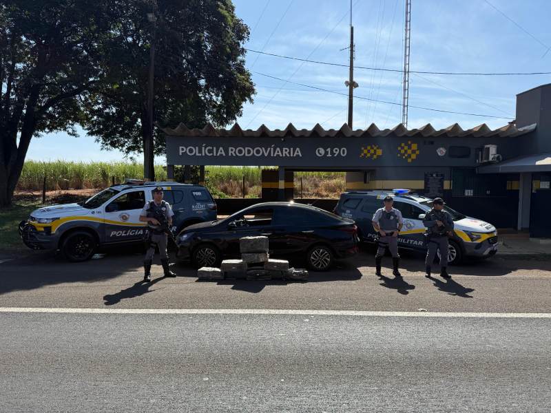 Polícia Rodoviária prende traficante com mais de 150 kg de maconha em Santa Cruz do Rio Pardo