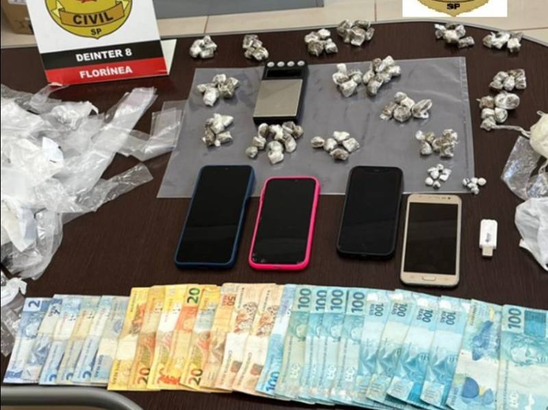 Duas mulheres são presas em flagrante por tráfico de drogas em Florínea