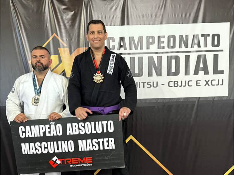 Atletas da Lótus Club Casarão faturam títulos no Campeonato Mundial de Jiu Jitsu em Marília