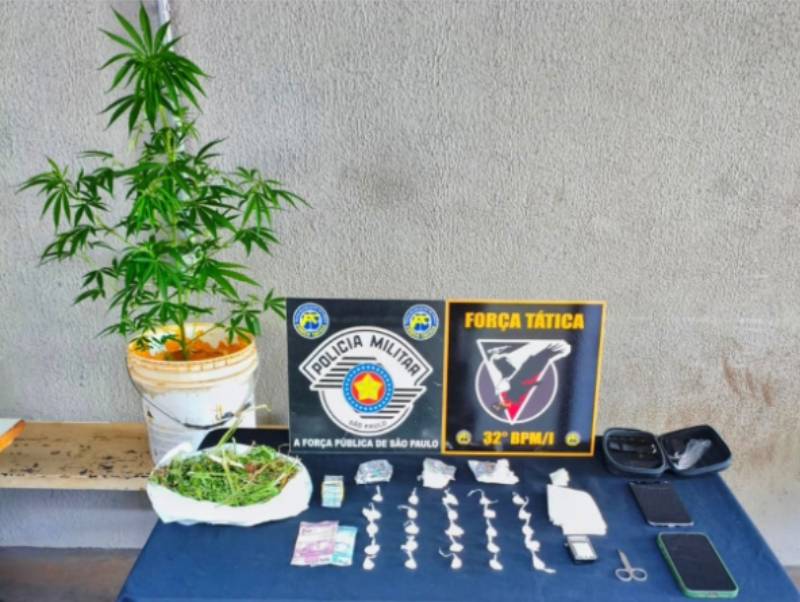 Casal é preso por tráfico de drogas em Assis