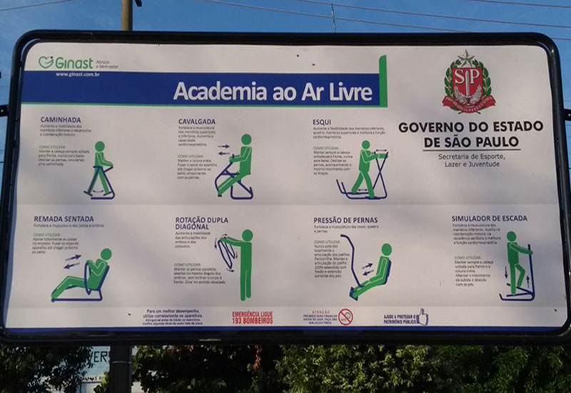 Academia ao ar livre da Vila Nova será inaugurada nesta sexta-feira