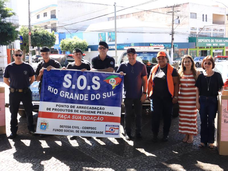 Prefeitura arrecada mais de três toneladas de donativos na campanha SOS Rio Grande do Sul