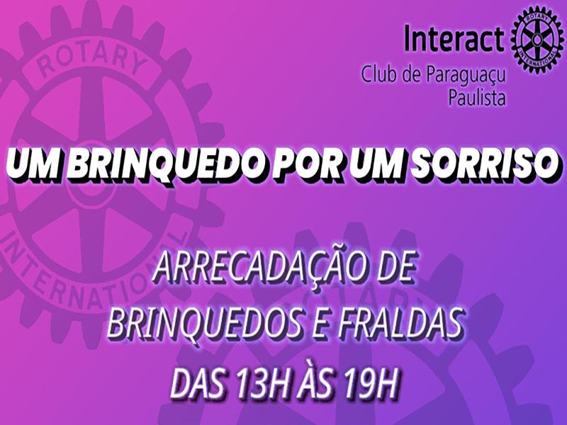 Interact promove a Campanha 'Um brinquedo por um sorriso' nesta quarta-feira