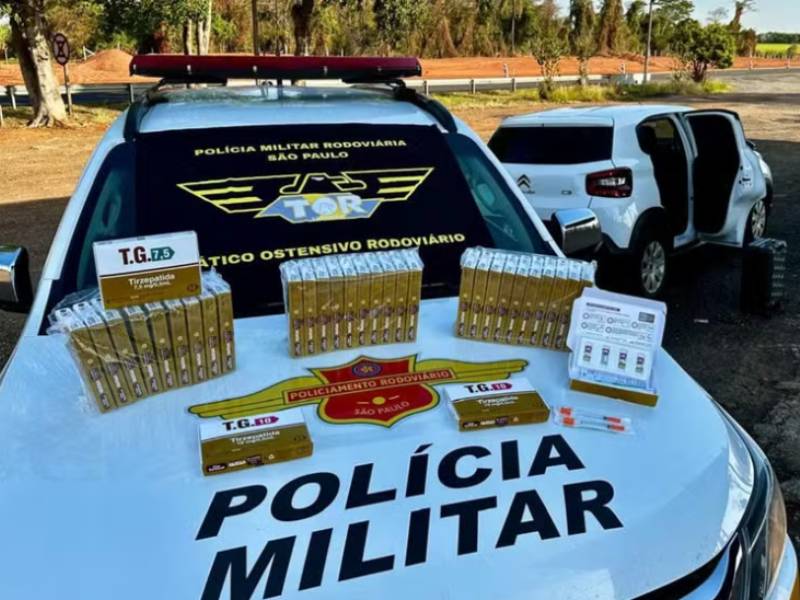 Homem é preso após ser pego com mais de R$ 200 mil em medicamentos sem nota fiscal no interior de SP
