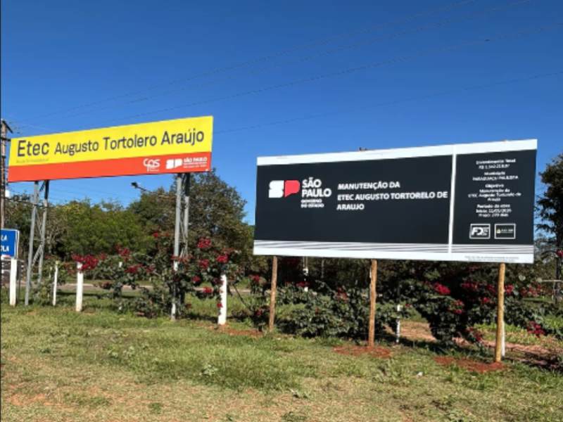 ETEC Augusto Tortolero Araújo receberá R$1,5 milhão para obras de infraestrutura