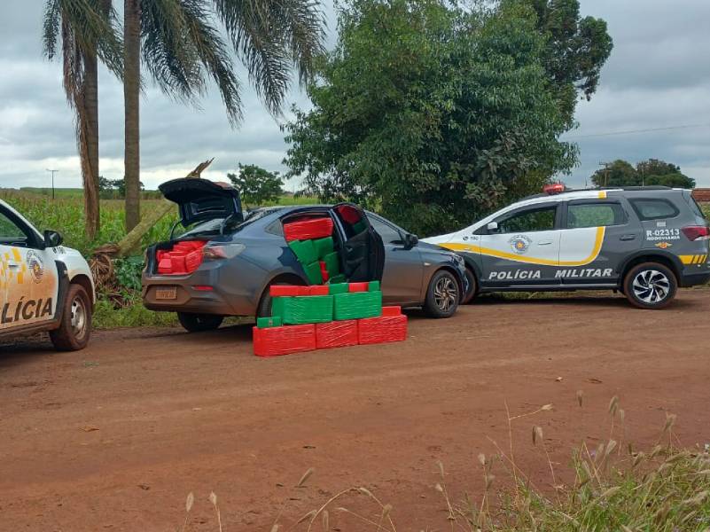 Polícia Rodoviária apreende mais de mil tabletes de maconha em Palmital
