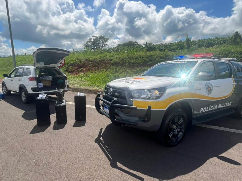 Polícia Rodoviária apreende produtos de descaminho em Santa Cruz do Rio Pardo