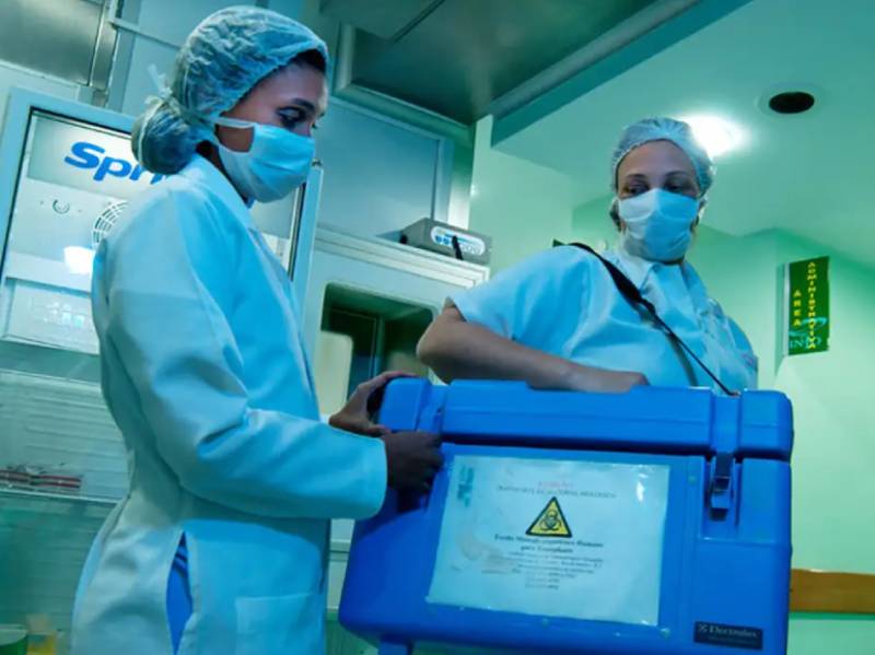 Taxa média de recusa de doação de órgãos pelos familiares é 45%