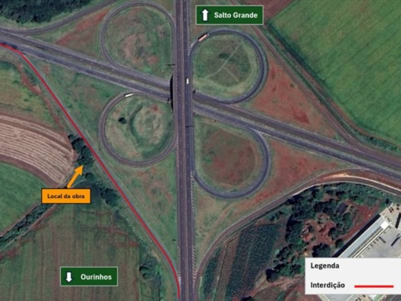 CART realiza manutenção em alças da Raposo Tavares em Ourinhos