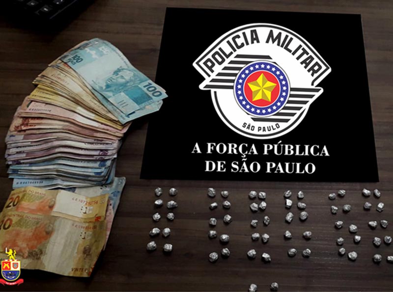 Polícia Militar prende homem por tráfico de drogas em Lutécia