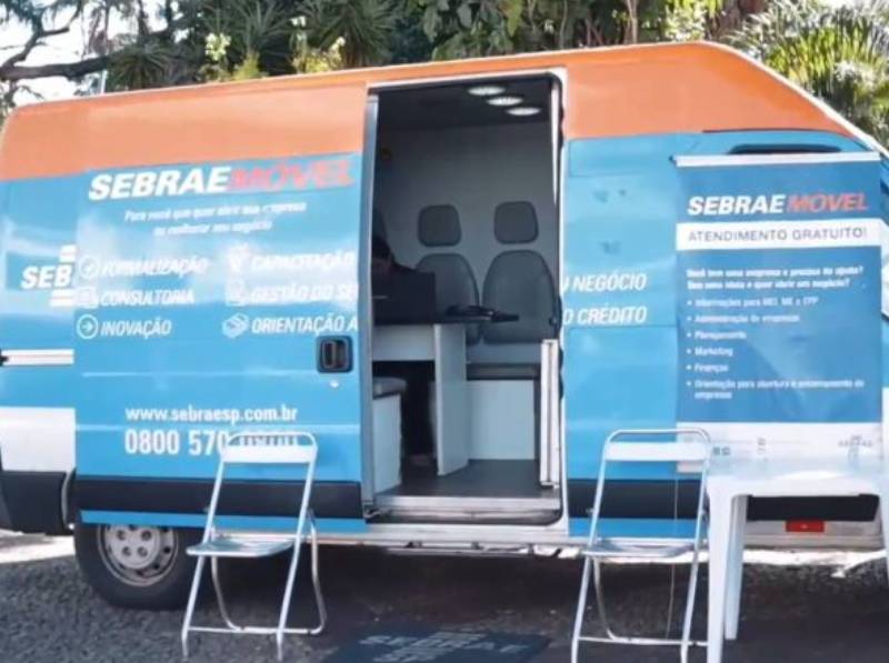 Sebrae Móvel oferece atendimento gratuito para empreendedores em Paraguaçu Paulista