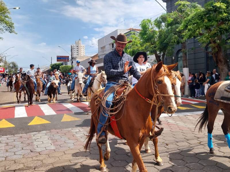 Cavalgada da Independência será neste domingo, dia 21, em Paraguaçu Paulista