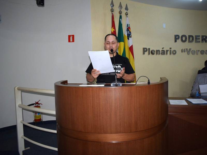 Professor Nelson Marcelino participa da Tribuna Livre e fala sobre a cultura em Paraguaçu Paulista