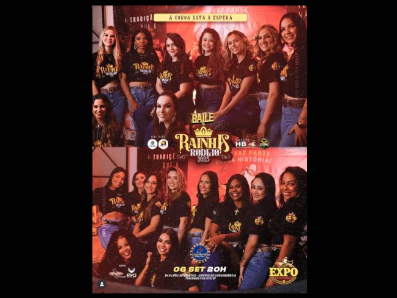 20 candidatas disputam o título de Rainha da Expo Paraguaçu neste sábado, dia 6