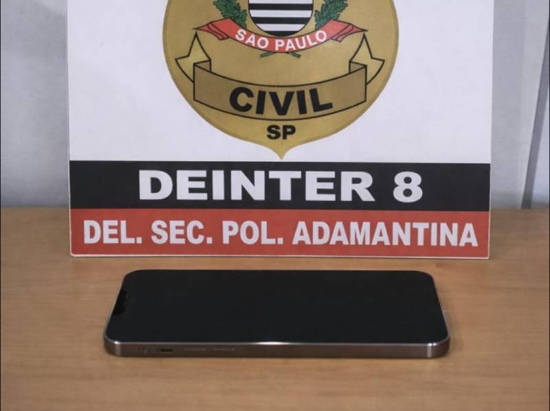 Policia Civil esclarece furto de iphone em residência no centro de Adamantina